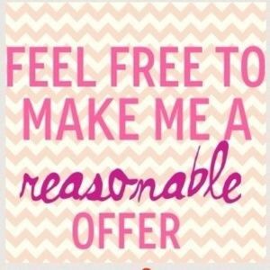 Reasonable offers accepted!
